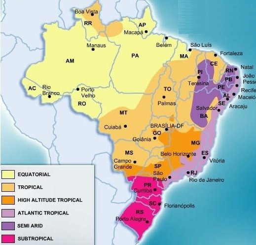 Brazil Climate Worldpress