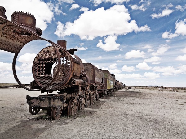 Bolivie Voyage cimetière des trains