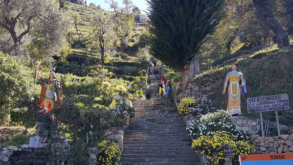 Voyage Bolivie Île du Soleil sentier