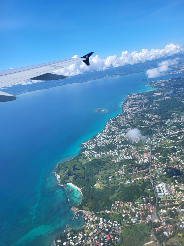 Transition vers la Martinique