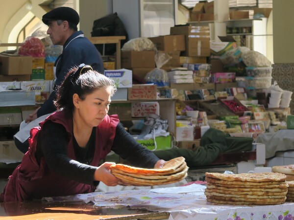Marché Boukhara Ouzbékistan