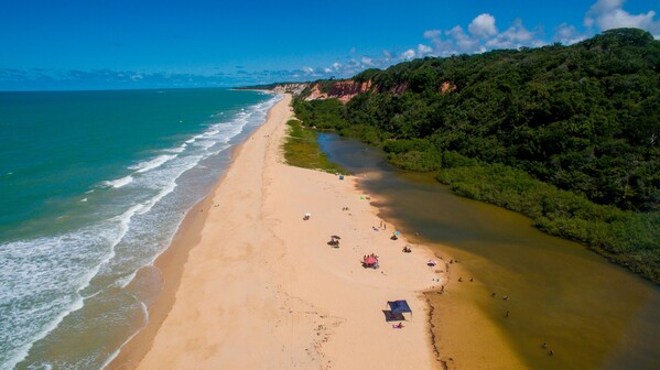 Voyage au Brésil - Praia de Taípe - Estrada de Trancoso, Porto Seguro - BA, Brasil