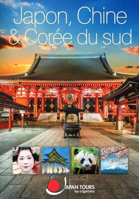Brochure de voyage, Japon, Chine, Corée du Sud