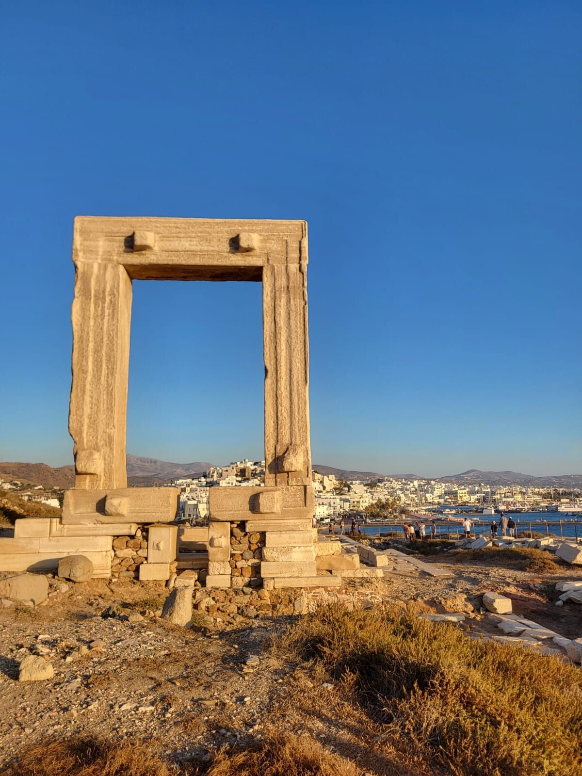 Porte du temple d'apollon Naxos