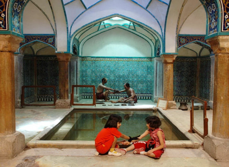 Les bains de Ganj Ali Khan