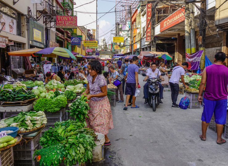 Voyage Asie Philippines Manille mégalopole marché