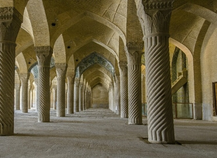 Le bazar et la mosquée de Vakil à Chiraz
