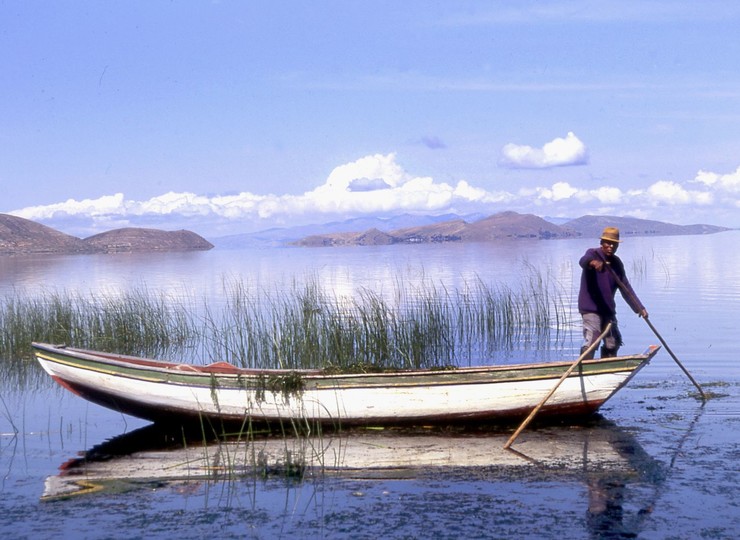 Bolivie Voyage Lac Titicaca bateau pêcheurs