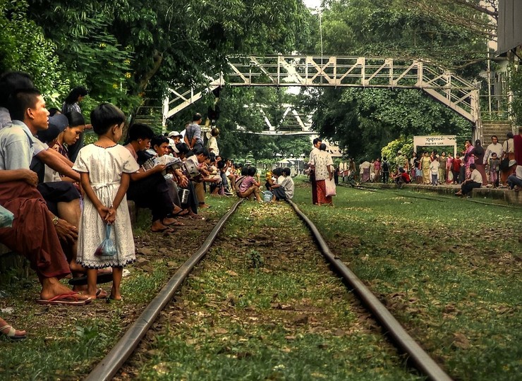 Découverte du train circulaire de Yangon