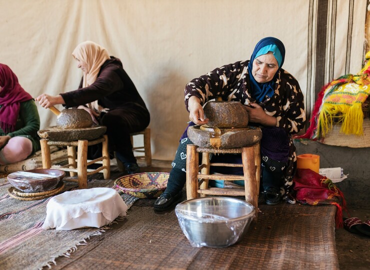 Visite d’une coopérative féminine d’argan au Maroc