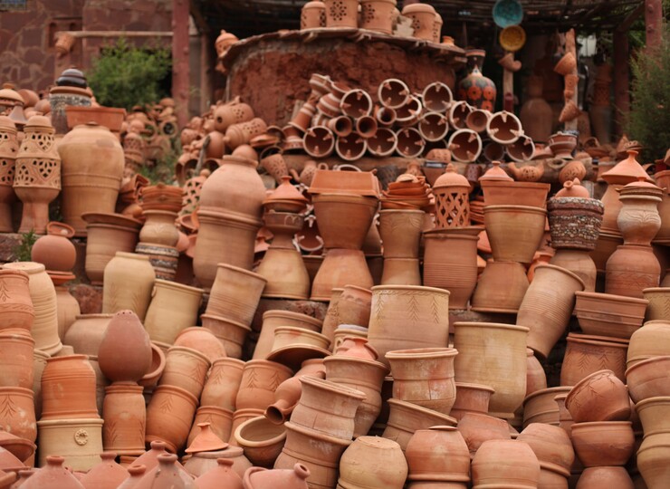 Atelier de poterie à Safi