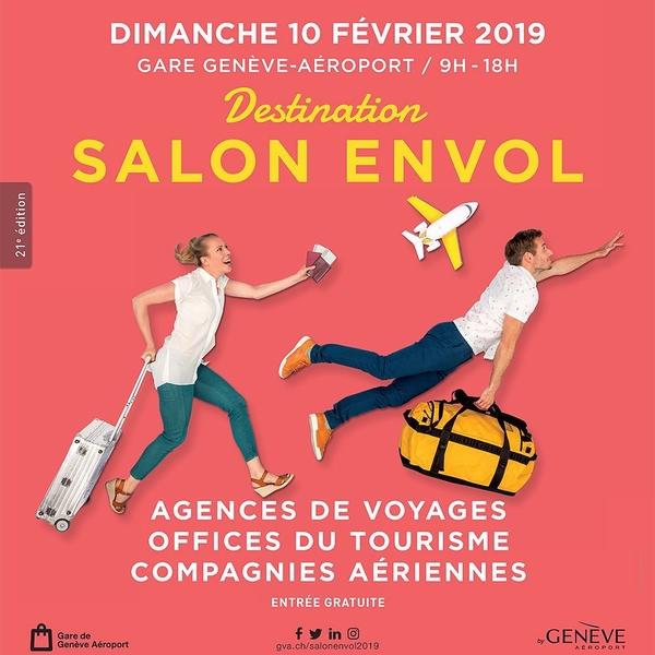 [SAVE THE DATE ] 🗓
⠀
Find us this Sunday between ‪9AM to 6PM‬ at Salon Envol in the main hall of the train station of Genève-Aéroport ✈️ ! Free
⠀
#salonenvol #genevaairport #geneva #travelagent #traveltheworld #travelwithfamily #keepexploring #sunday #weloveourjob #travelwithadgentes