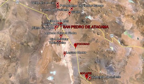 San Pedro de Atacama - Calama - Santiago du Chili