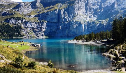 Excursion à Kandersteg et lac d'Oechinensee