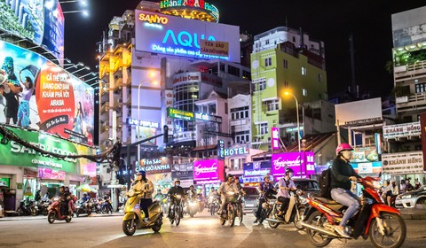 Arrivée à Ho-Chi-Minh-Ville