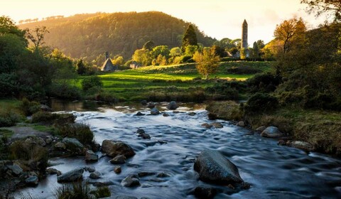 Glendalough, Dublin, Kilkenny.  Parc National Des Montagnes De Wicklow, Kilkenny.