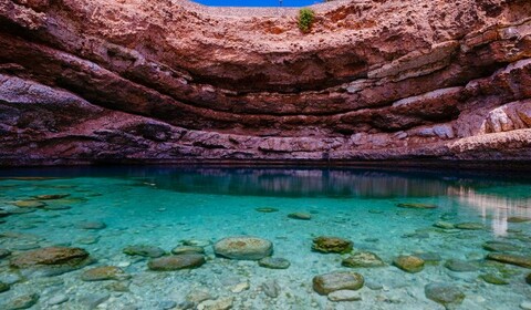 Muscat, Dubai.  Wadi Shaab, Quriyat, Bimmah Sinkhole.