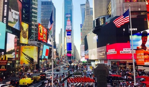 New York.  Times Square.