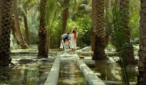 Dubai, Al Ain.  Sheikh Mohammed Bin Khalifa Al Nahyan Mosque, Qasr Al Muwaiji.