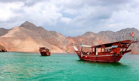 Dubai, Dibba, Oman.  Musandam Peninsula.