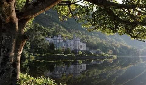 Galway.  Connemara National Park, Kylemore Abbey.