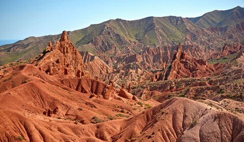 Tamga –  Canyon Skazka – village Kyzyl Tuu - lac Son Koul