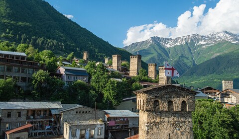 Becho – Cascades d’Ushba – Mestia