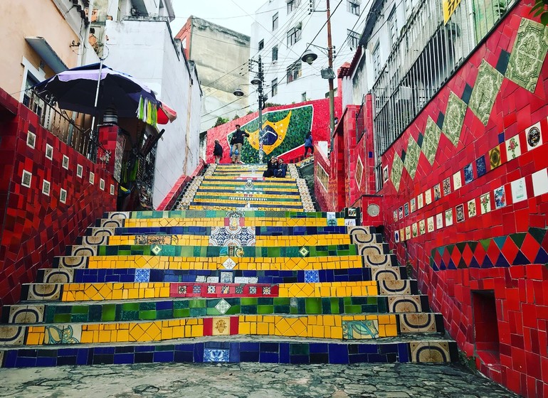 Brésil Voyage Rio de Janeiro Escalier Selaron