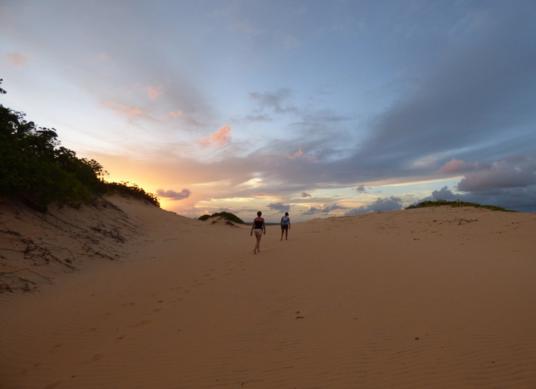 Brésil Voyage Pipa sur les dunes pour le coucher du soleil