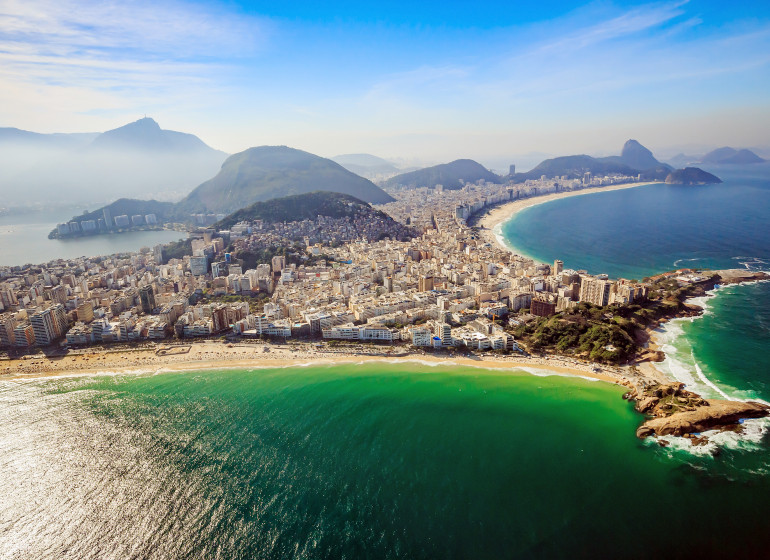 Brésil Voyage Rio Vue d'oiseau