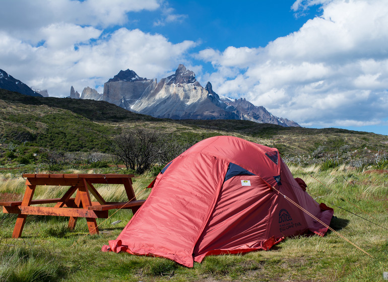 Chili Voyage Paine Trek sous tente