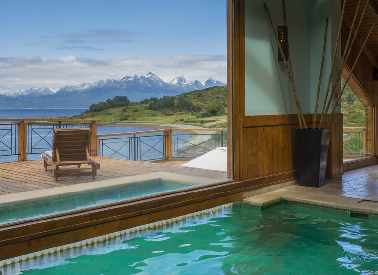 Argentine Voyage Ushuaia Los Cauquenes piscine