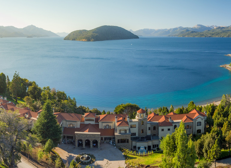 Argentine Voyage Lago Nahuel Huapi Villa Beluno panorama