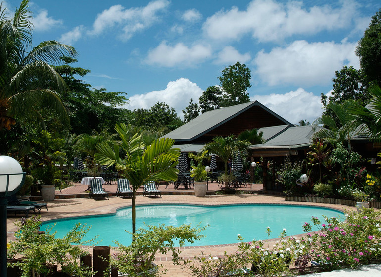 Hotel Chateau St Cloud, la Digue, Seychelles