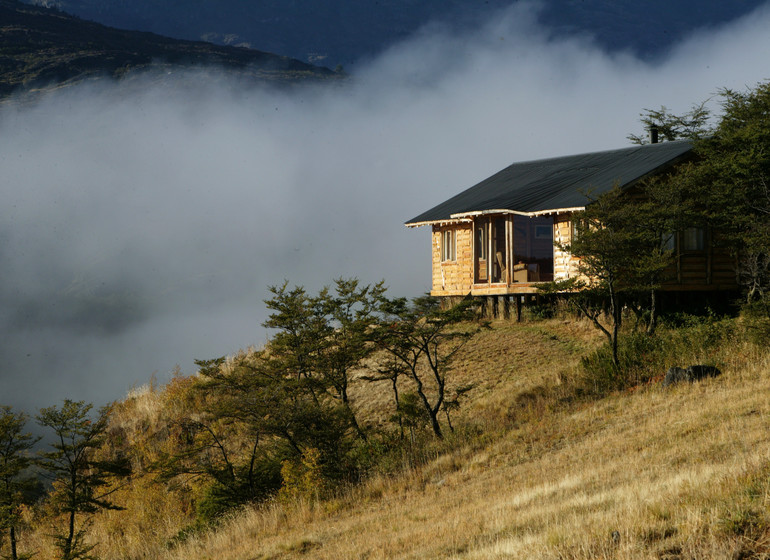 Chili Voyage Carreterra Austral Mallin Colorado bungalow extérieur