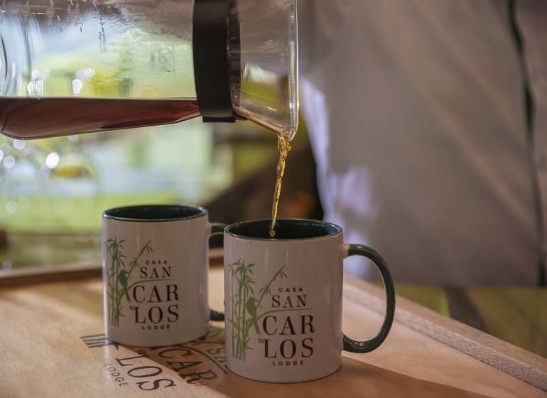 Colombie Voyage Casa San Carlos Lodge mugs