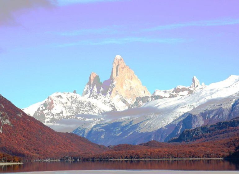 Argentine Voyage Patagonie Aguas Arriba Lodge Vue sur Fitz Roy