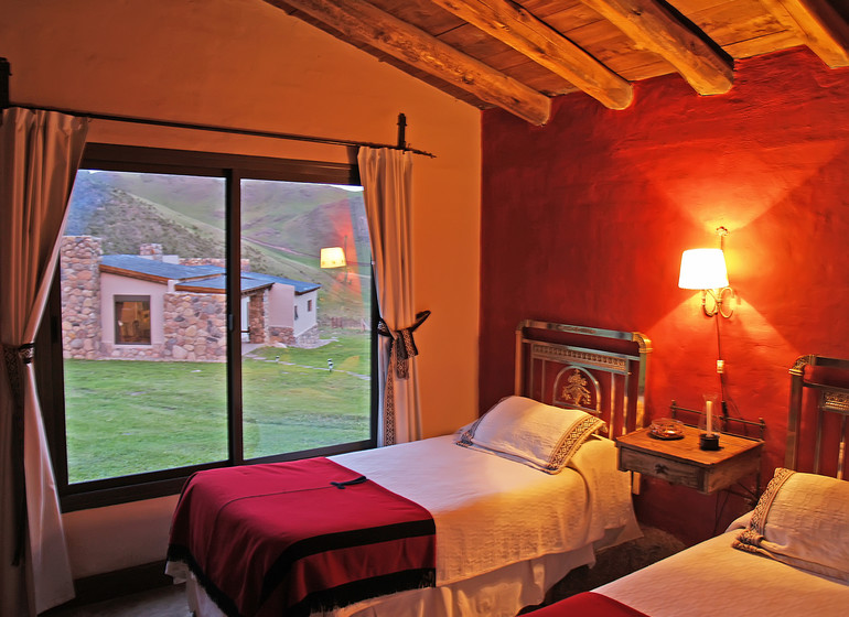 Argentine Voyage Mendoza Rancho e'Cuero chambre twin