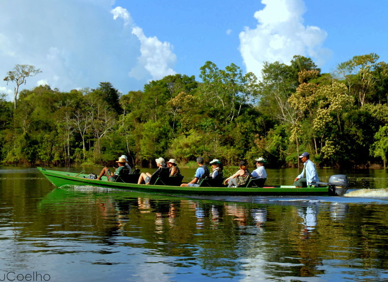 Brésil Voyage Mamirauá Reserve Uakari Lodge excursion en bateau