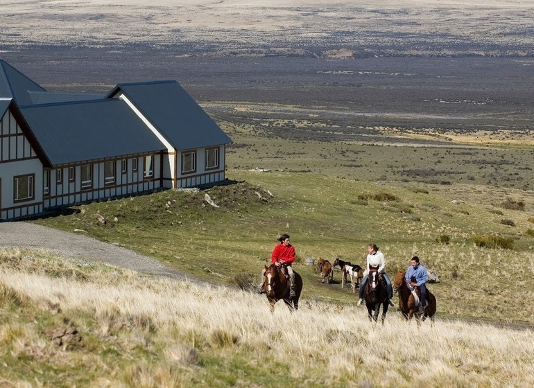 Argentine Patagonie El Calafate Eolo Lodge à cheval