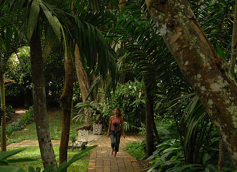 Brésil Voyage Trancoso Pousada Etnia dans le jardin