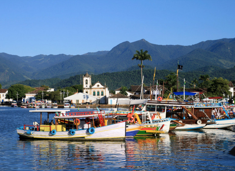 Brésil Voyage Paraty bateaux