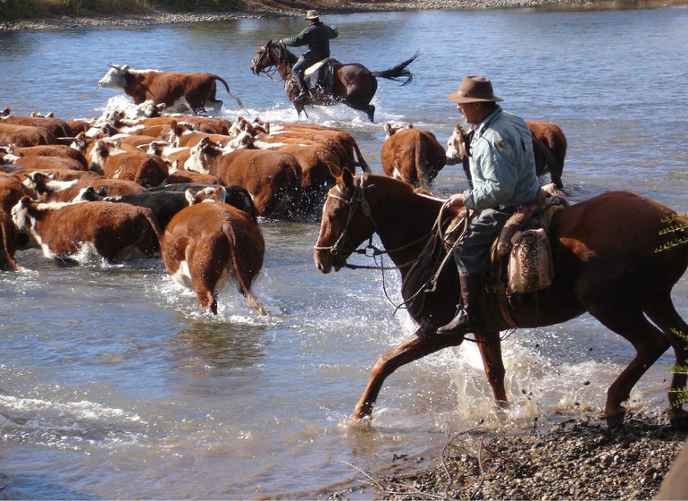 Argentine Voyage Patagonie Huechahue Ranch travail de gauchos