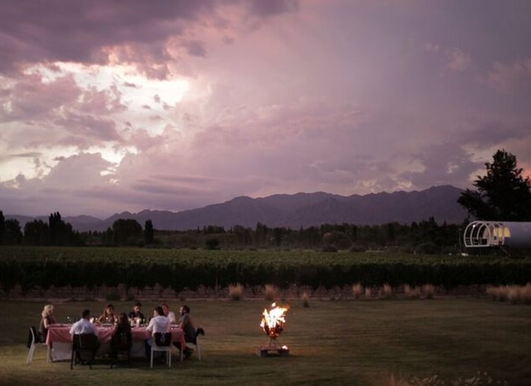 Argentine Voyage Mendoza Entre Cielos dîner sous les étoiles