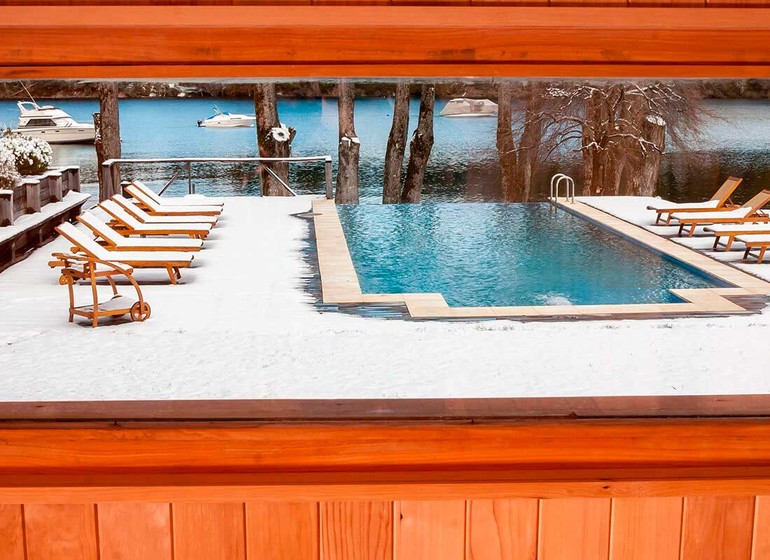 Argentine Voyage Lago Huapi Hosteria Escondida piscine