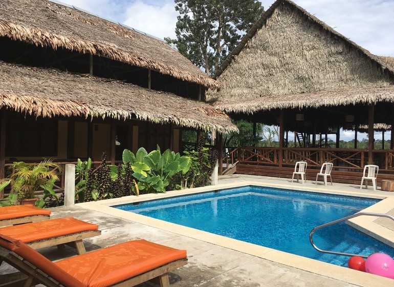 Pérou Voyage Amazonie Nord Heliconia River Lodge piscine