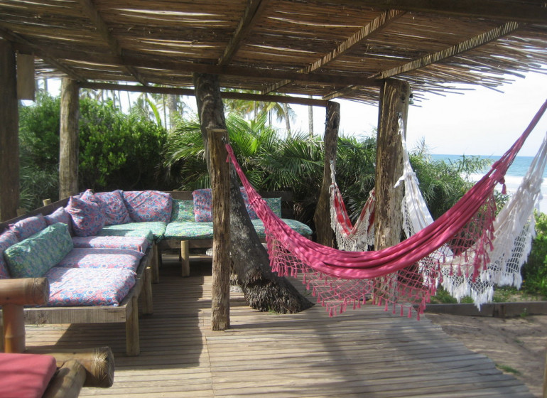 Brésil Voyage Marau Butterfly House terrasse