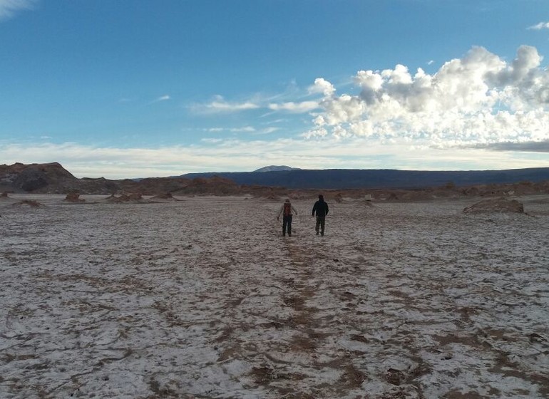 Chile Voyage Atacama salar à pied