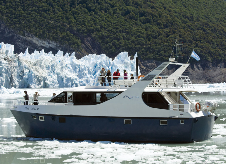 Argentine Voyage Marpatag en face du glacier