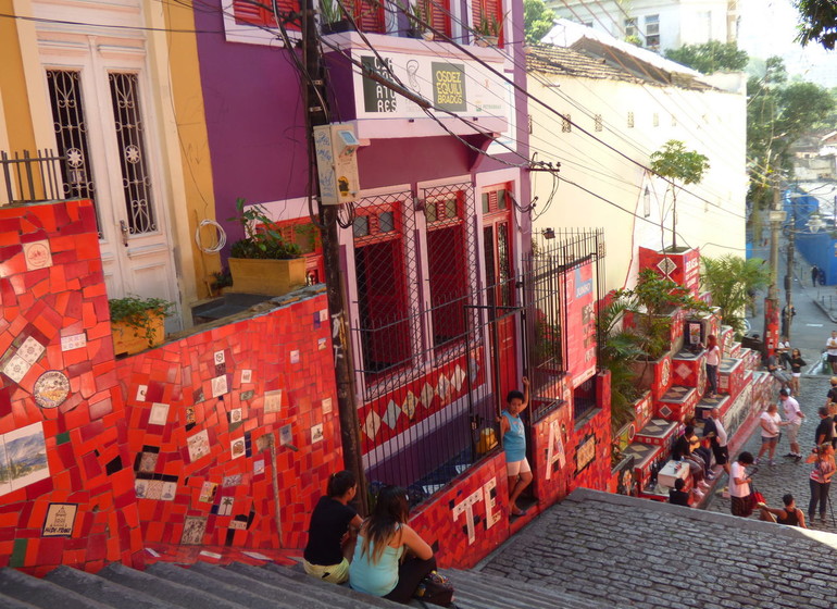 Brésil Voyage Rio de Janeiro Escaleras Salerno